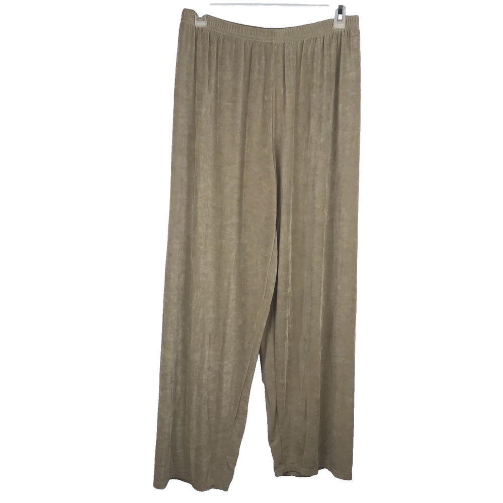 NWT Blue Fish Clothing Pull On Pants High Rise Straight Leg Clay Stretch Size 1